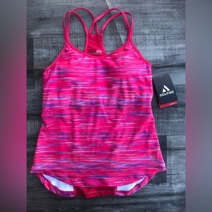 New SOLFIRE Womens Double Up Tank Top, Style # F5W101 size Medium